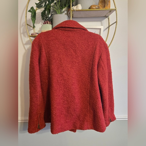Ganni Red Wool Jacket - Picture 2 of 4